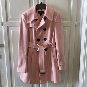 Victoria Secret Pink Wool Trench Coat